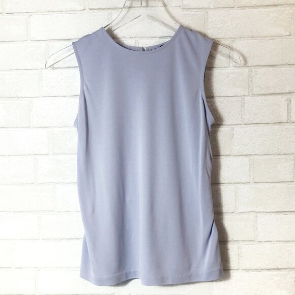 Ann Taylor Sleeveless Purple Lilac Lavender Eyelet Back Top Size XSP - Picture 1 of 5